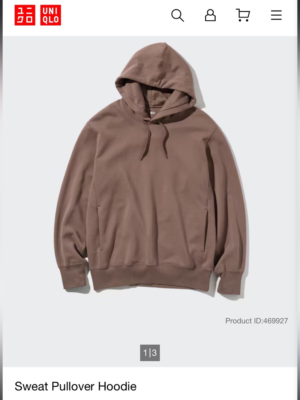 Uniqlo pullover hoodie